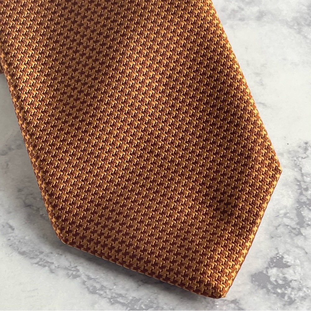 Robert Talbott Copper Hand Sewn silk tie